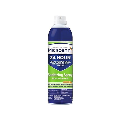 Microban 24 Disinfectant Spray Now In Stock! – $12.95.