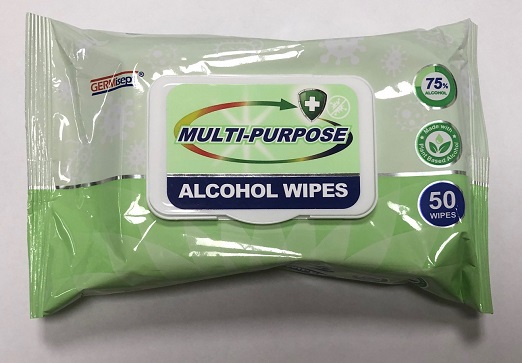 Germisept 70% Alcohol Wipes – 50 Pack – $7.95