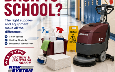 Back to School Cleaning Supplies and Equipment